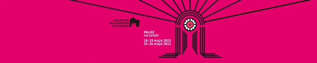 Layout XV Małopolskich Dni Dziedzictwa Kulturowego, proj. A. Sitarz (2013) ©